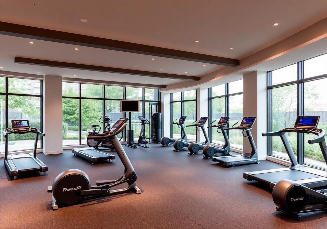 State-of-the-art gymnasium